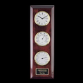 3 Face Simmons Clock w/ Thermometer & Hygrometer